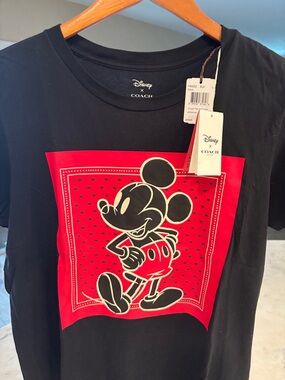 COACH X DISNEY MICKEY PRAIRIE BANDANA T-SHIRT F59232